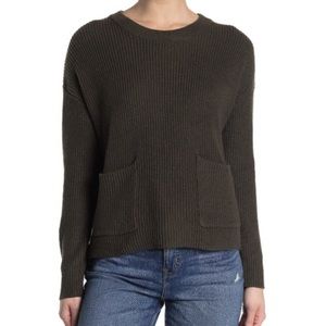 Madewell gray Patch Pocket Pullover sweater size small